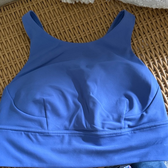 Lululemon Athletica Blue Sports Bra - Picture 1 of 2